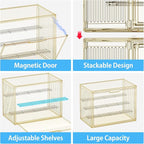 Clear Yellow Acrylic Figure Display Case - Image 7