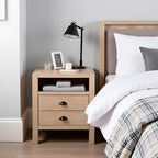 Arden Rustic Wood Nightstand - Image 7