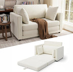 Convertible Sofa Bed, 2 in 1 Pull Out Loveseat Sleeper Sofa | 78.7” Folding by TROMIRY