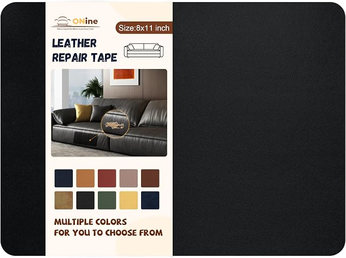 ONine Leather Repair Patch, Self-Adhesive Couch Patch, Car Seats Backpack by Onine