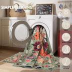 Floral Hallway Runner Rug 2x6 for Bedroom Kitchen | Rubber Backing; Non Slip; - Image 8