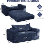 MAXYOYO Convertible Sofa Bed, 2 in 1 Folding Couch Bed - Image 2
