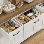 HORSTORS 55" Buffet Cabinet, Modern Farmhouse Sideboard Buffet - Image 6