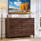 Joaxswe Farmhouse 6 Drawers Dresser - Image 7