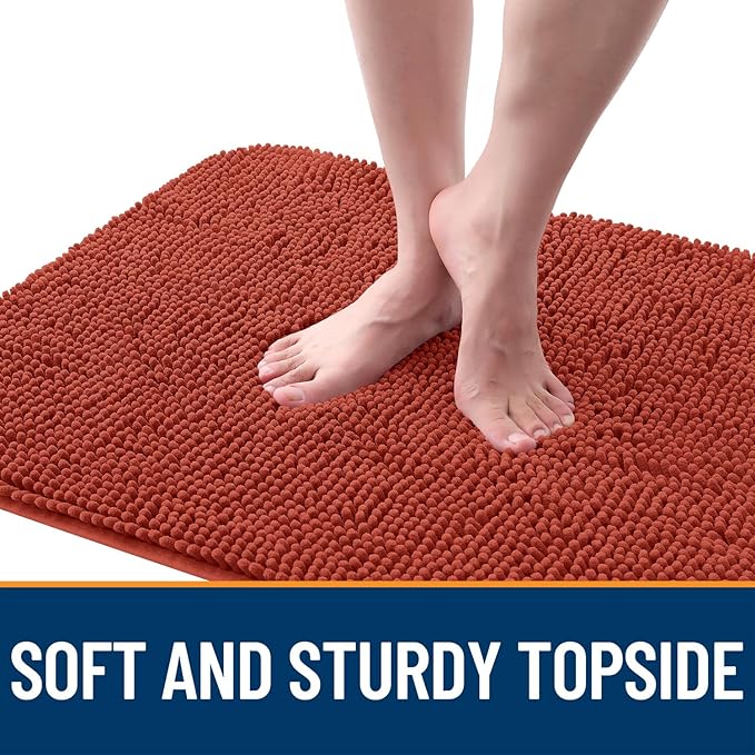 OLANLY Dog Door Mat for Muddy Paws 30x17, Super Absorbent Chenille Mud Mat | - Image 4
