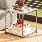 Nightstand Modern Storage Cabinet White A Versatile Free-Standing Organizer - Image 2