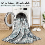 Lahome Moroccan Washable Rugs 9x12, Soft 9x12 Area Rug - Image 5