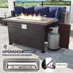 Kullavik 8 Pieces Outdoor Patio Furniture Set, Sectional Sofa Set - Image 2