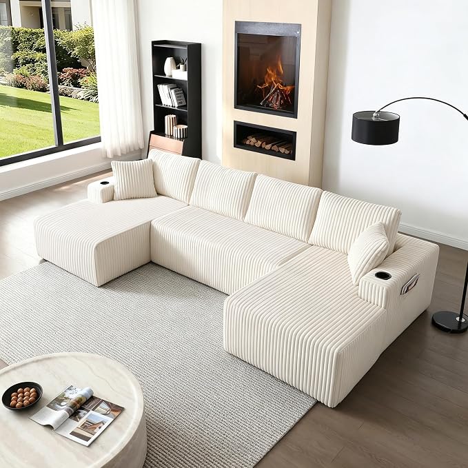 124" Oversized Sectional Couches - Image 3