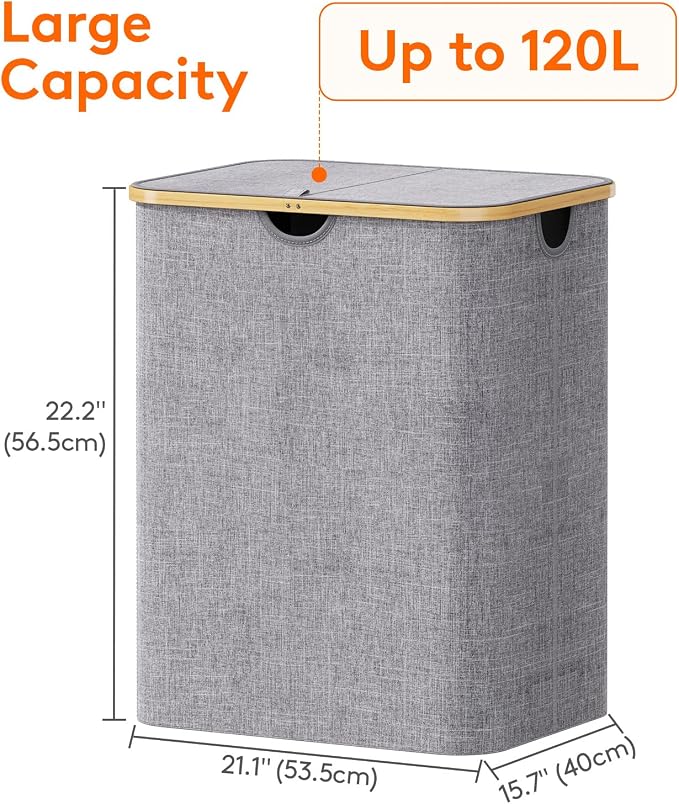 Lifewit 120L Laundry Basket - Image 4