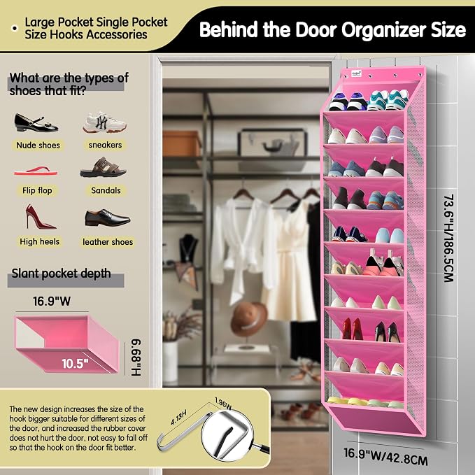 Kotkn 10 Tier Over The Door Organizer - Image 2
