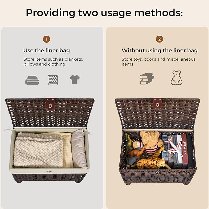 Honjourai Wicker Storage Basket - Image 5