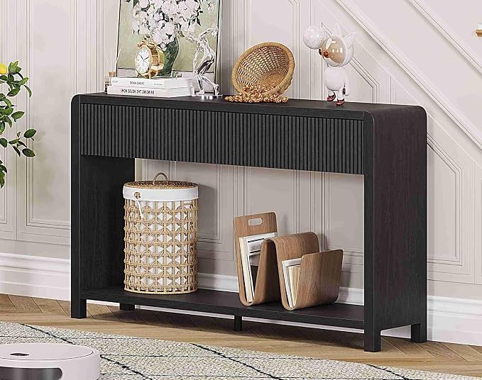 FATORRI Console Table for Entryway, Modern Sofa Table - Image 6