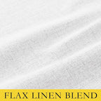 NICETOWN Full Blackout Linen Curtains 102" Length - Image 7