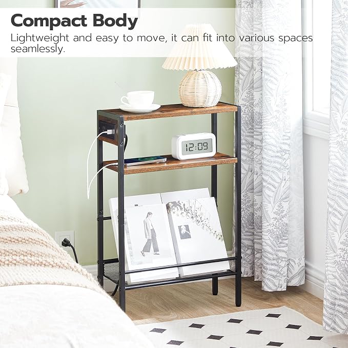 HOOBRO Small Narrow Side Table - Image 4