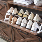 Barnyatoh Shoe Storage Cabinet, Farmhouse Shoe Organizer - Image 7
