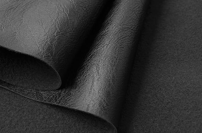 Wento Thick Half Yard Faux Leather Fabric Soft Skin Grain PU Leather - Image 3