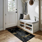 RELEANY Washable 2'x5' Abstract Area Rug by RELEANY