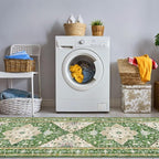 Yamaziot Washable Runner Rug, 2x6 Non-Slip Boho Vintage Hallway Kitchen Rug | - Image 7