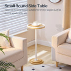 HOOBRO Small Round Side Table, Drink Table, Coffee Martini Table - Image 4