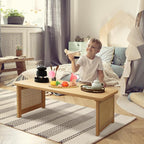 Foldable Japanese Floor Table Lightweight, No Assembly Required, Eco-Friendly - Image 6