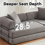 ZEIINPA Convertible Sleeper Sofa Bed - Image 3