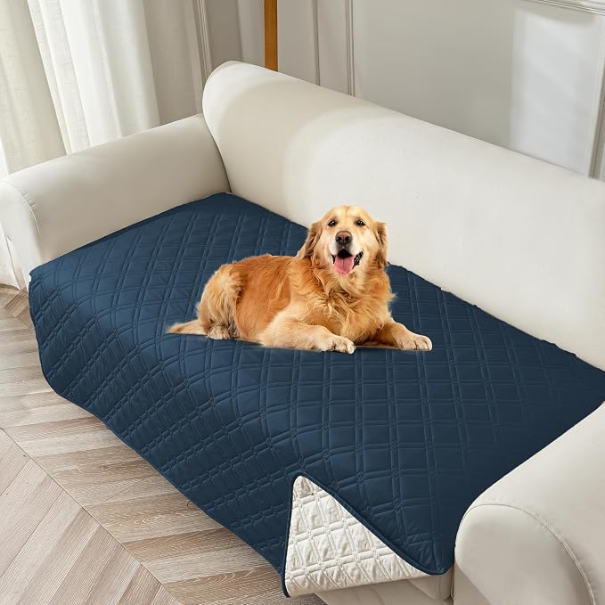 Genina Waterproof Couch Cover, Washable Anti-Slip 78inch Sofa Covers by Genina