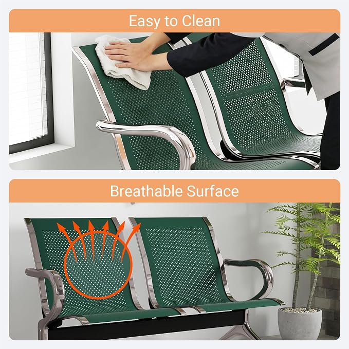 Kinfant 2-Seat Waiting Room Chair - Image 6