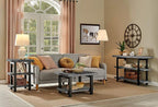 Alaterre Furniture Pomona Living Room 3-Tier Solid Wood End Table - Image 7