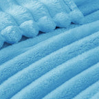 Exclusivo Mezcla Striped King Size Fleece Blanket - Image 4