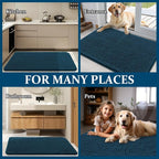 OLANLY Dog Door Mat for Muddy Paws 59x24, Super Absorbent Chenille Mud Mat | - Image 8
