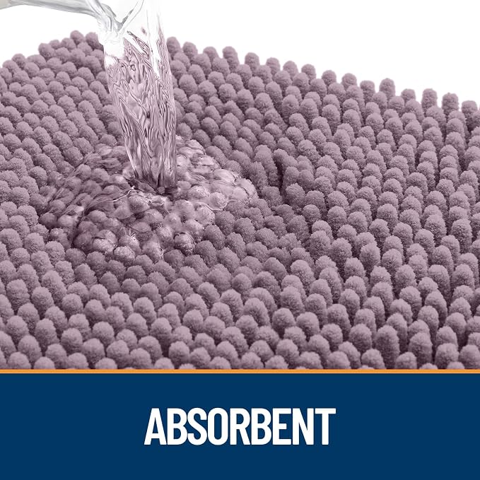 OLANLY Dog Door Mat for Muddy Paws 45x27, Super Absorbent Chenille Mud Mat | - Image 3