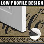 Yimobra Welcome Mats for Front Door 36x24, Heavy Duty Waterproof Outdoor Door - Image 4