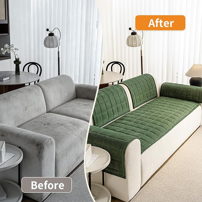 Couch Covers for Dogs Washable, 27.6"x82.7" Non Slip Couch Covers for Loveseat - Image 6