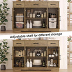 HOSTACK Buffet Sideboard Cabinet - Image 6