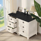 Joaxswe Farmhouse Night Stand Set of 2, Dresser - Image 4