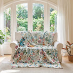 LUTBM Boho Throw Blanket for Bed Cotton Summer Blankets for Bedroom Living Room - Image 4