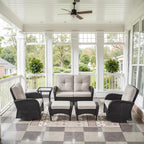 Belord 6 Pieces Wicker Patio Conversation Sets by Belord