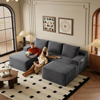 96" Sectional Couches for Living Room Cloud Couch Sofa - Image 9