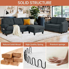 5 Seat Sectional Sofa Set for Living Room Set - Image 4