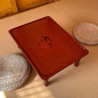 Square Folding Coffee Table, Korean Dining Table, Solid Wood Low Tables by Unknown