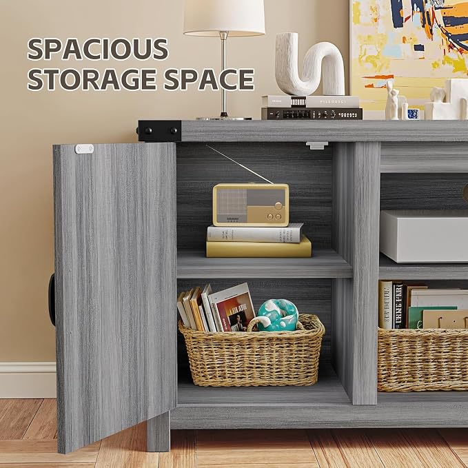 YESHOMY Modern Farmhouse TV Stand - Image 5