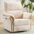 Oversized Power Recliner Chair Swivel Glider by Rhevoy
