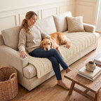 Couch Cover for Dogs, Washable Non Slip Plush Flannel Sofa Protector | Thick - Image 2