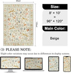 DUKINO 8x10 Area Rugs, Washable Soft Animal Bedroom Rug Non Slip, Low Pile - Image 2