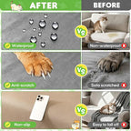 LOllON Velvet Couch Cover for Cats Dogs Kids - Image 7