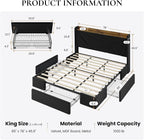 SHA CERLIN King Size Bed Frame - Image 2