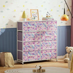 WLIVE 9 Drawer Dresser, Fabric Storage Tower - Image 8
