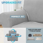 LURKA Stretch Chair Sofa Slipcovers 1 Piece Couch Covers - Image 4