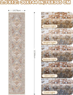 Runners for Hallway 12ft, Non-Slip Long Bathroom Rugs, Living Room, Soft - Image 2